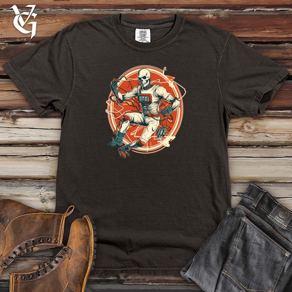 Retro Sparky Skeleton Heavy Cotton Comfort Colors Tee