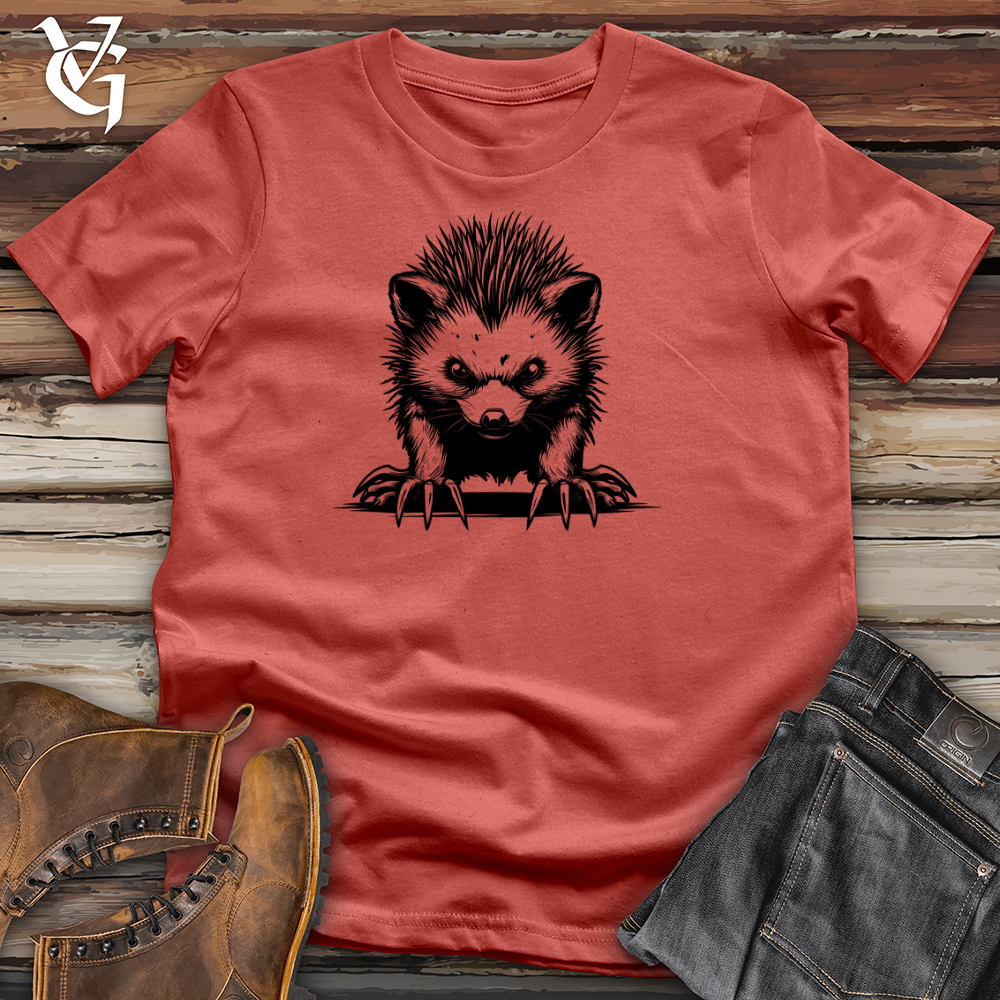 Hedgehog Fierce Gaze Cotton Tee