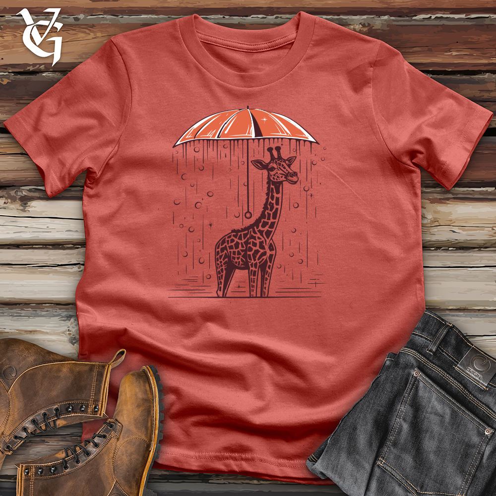 Vintage Rainy Giraffe Cotton Tee