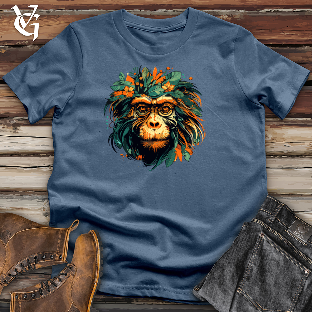 Floral Monkey Essence Cotton Tee