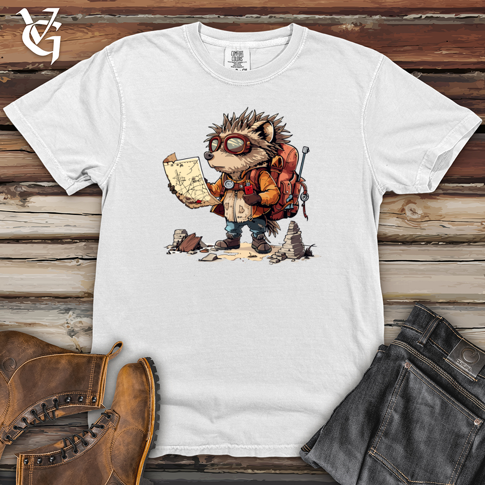 Hedgehog Explorer Quest Heavy Cotton Comfort Colors Tee Style001