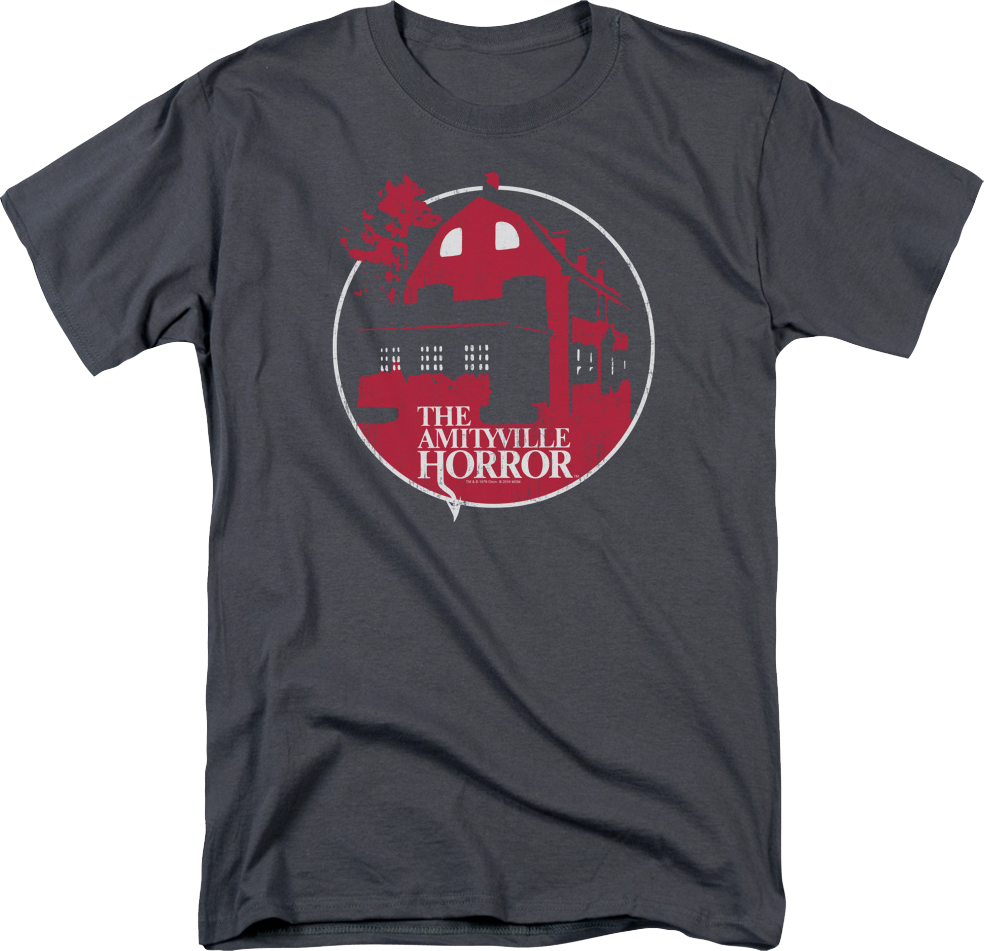 Vintage Red House Amityville Horror T-Shirt