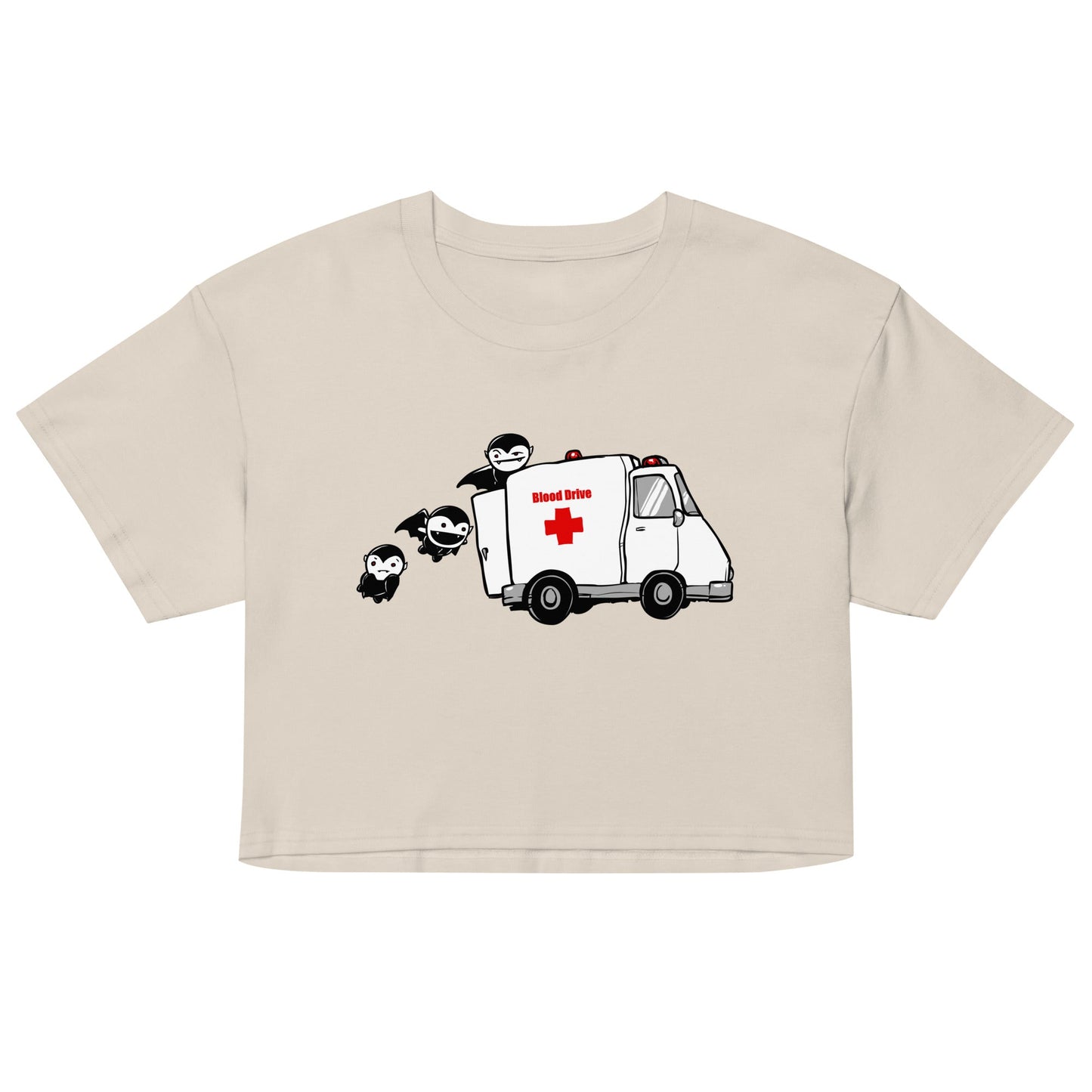 Blood Drive Vampires Women's Crop Tee