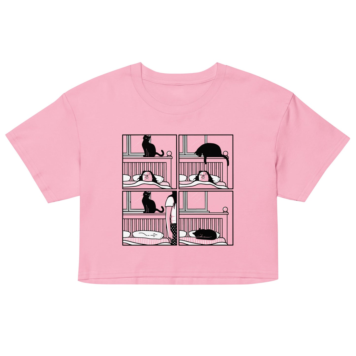 Cat Tap Women's Crop Tee