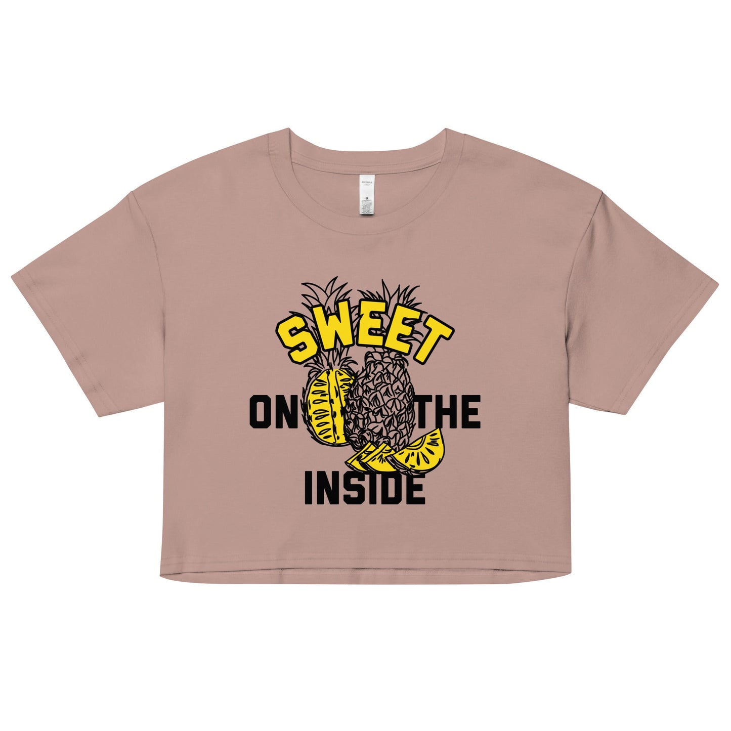 Sweet On The Inside Women's Crop Tee