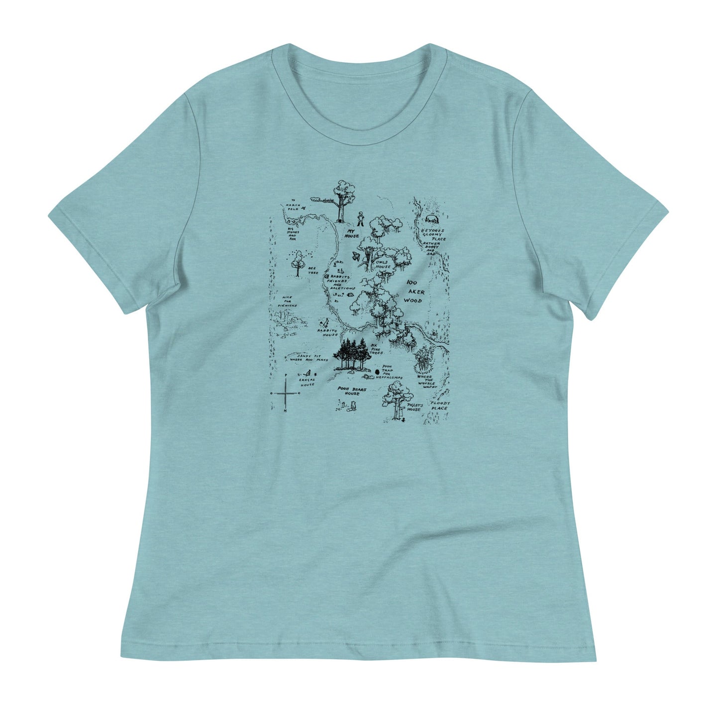 100 Acre Map Women's Signature Tee