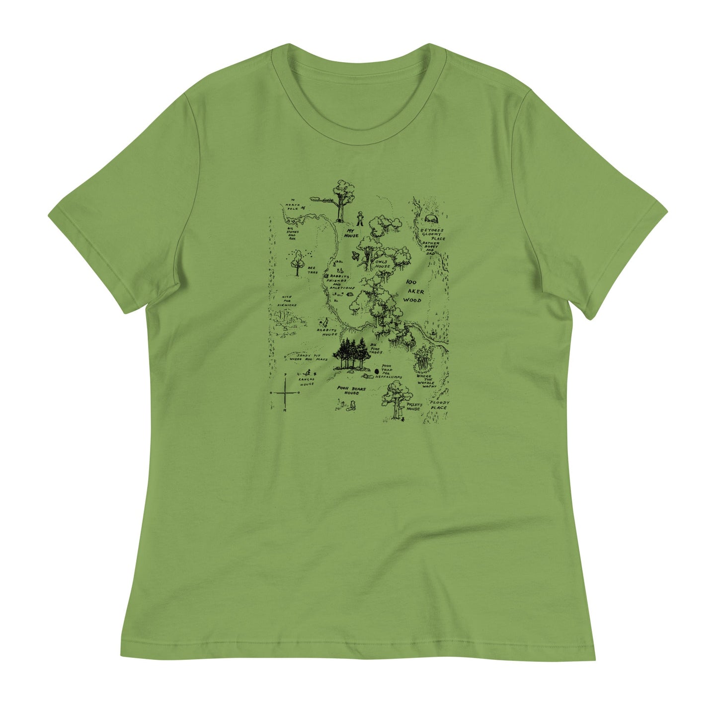 100 Acre Map Women's Signature Tee