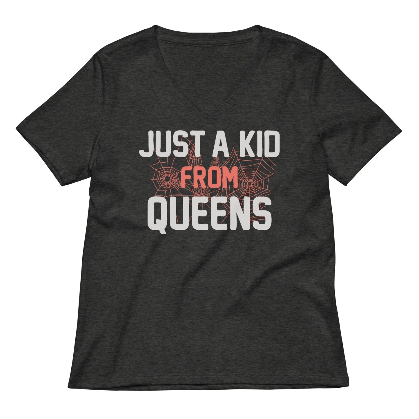 Just A Kid From Queens Women's V-Neck Tee