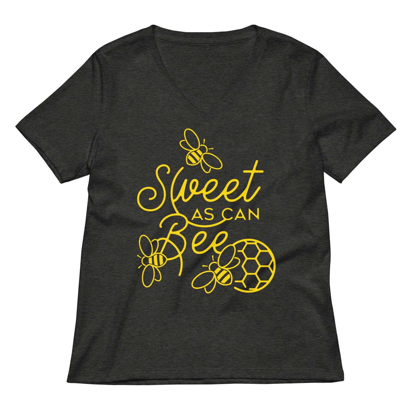 Sweet As Can Bee Women's V-Neck Tee