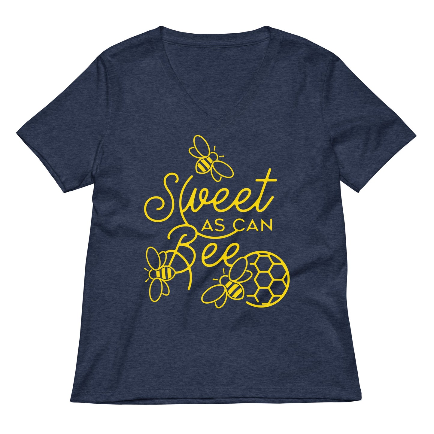 Sweet As Can Bee Women's V-Neck Tee