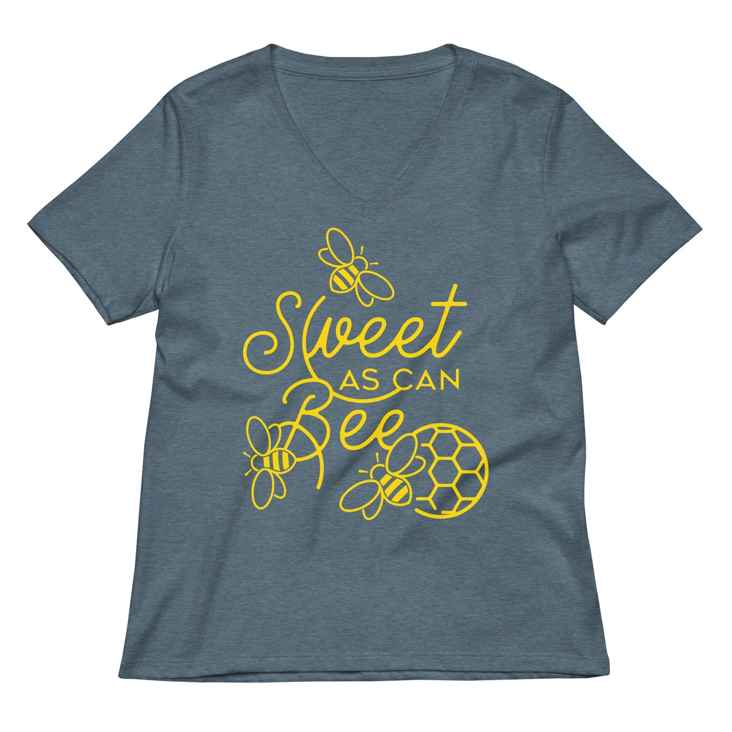 Sweet As Can Bee Women's V-Neck Tee