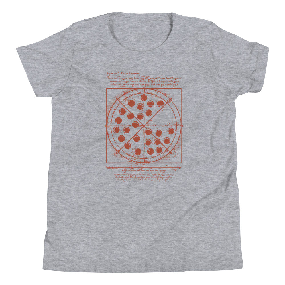 Vitruvian Pizza Kid's Youth Tee