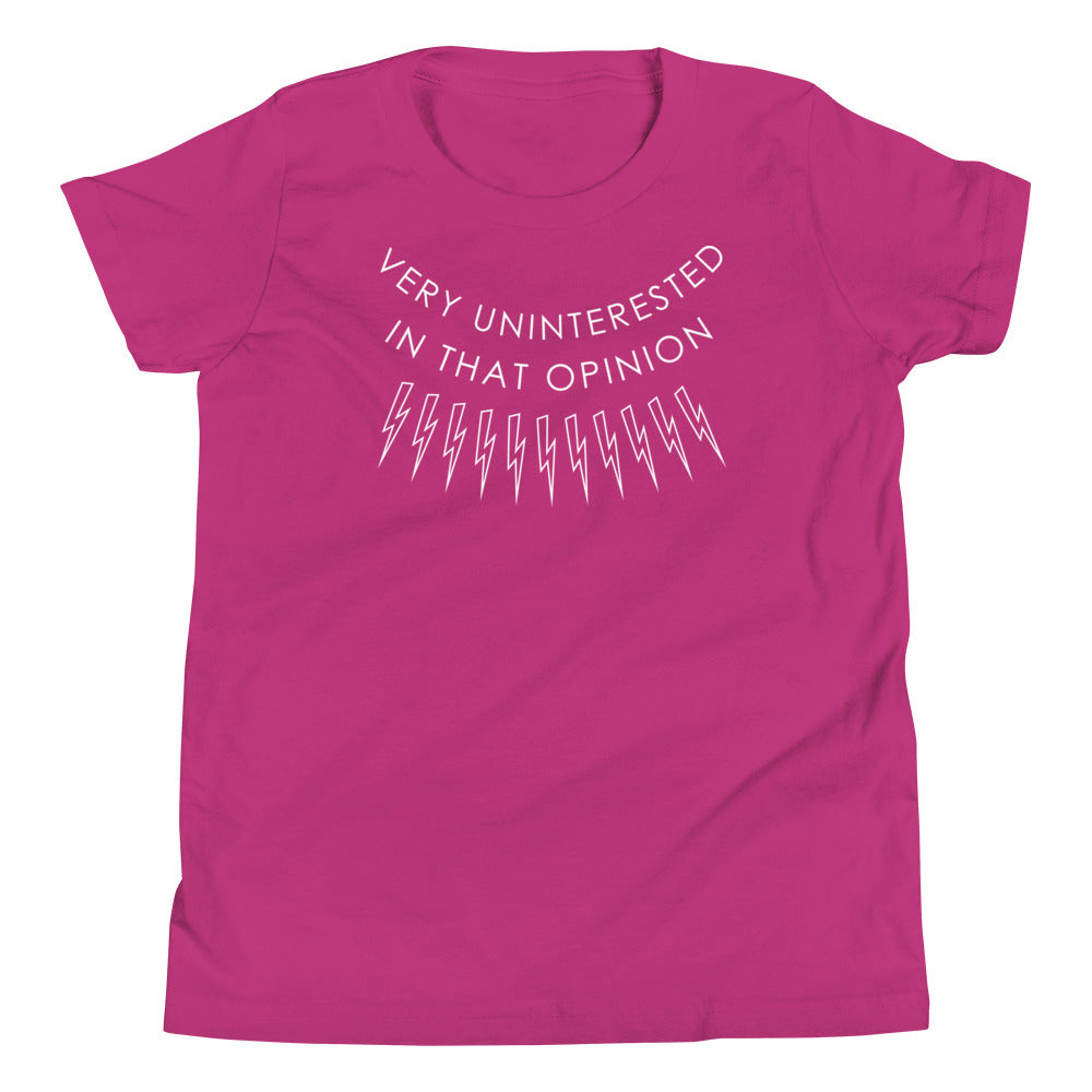 Very Uninterested In That Opinion Kid's Youth Tee
