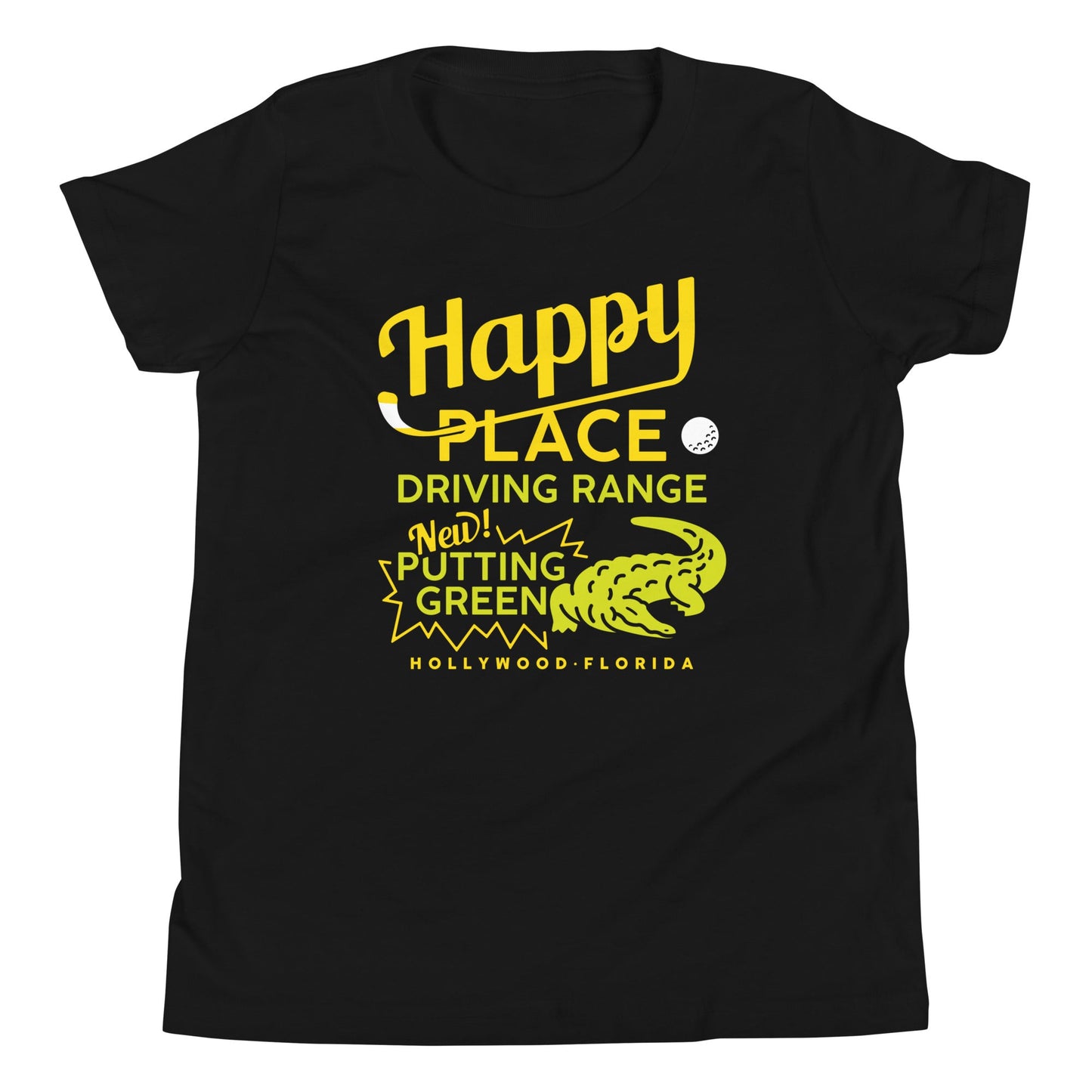 Happy Place Driving Range Kid's Youth Tee