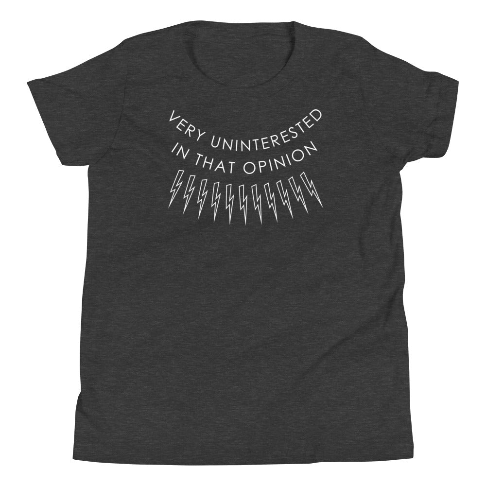 Very Uninterested In That Opinion Kid's Youth Tee
