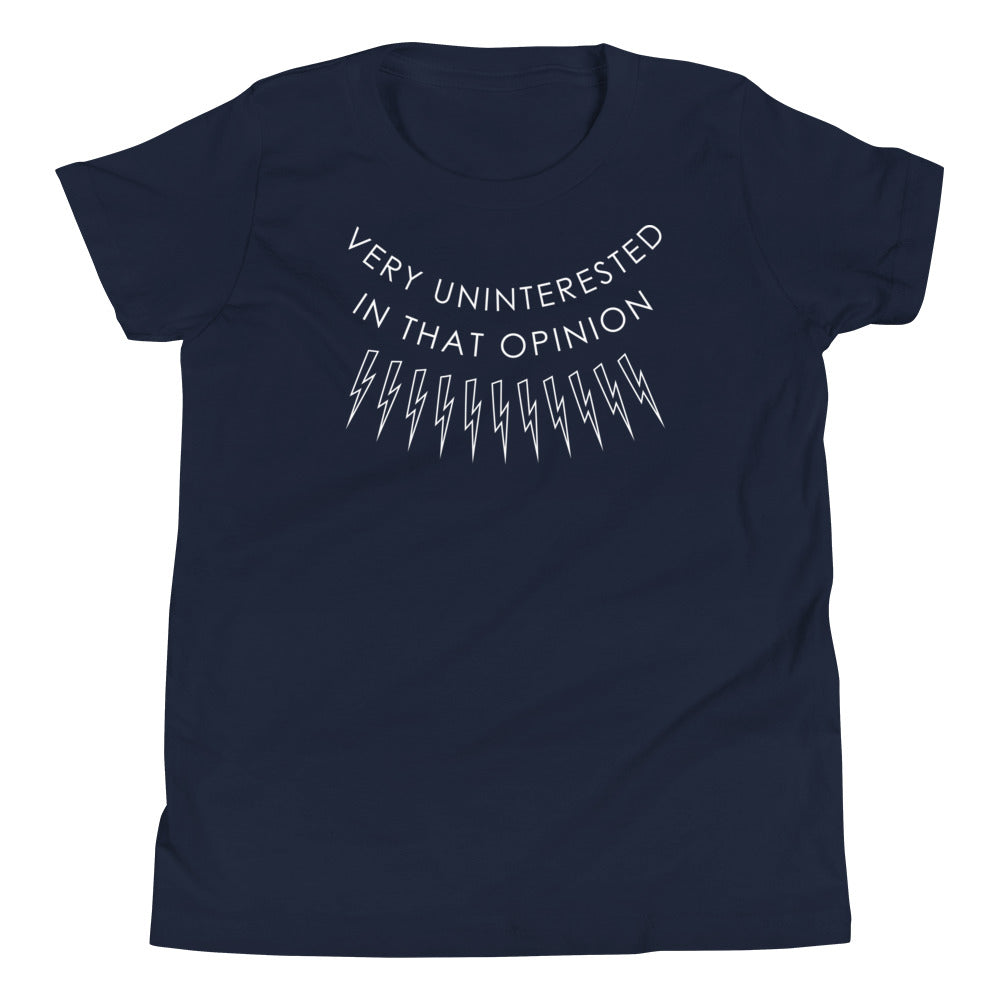 Very Uninterested In That Opinion Kid's Youth Tee