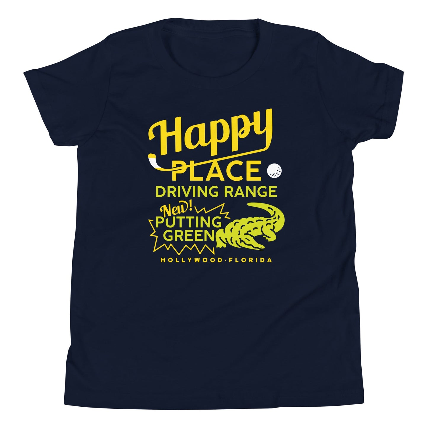 Happy Place Driving Range Kid's Youth Tee
