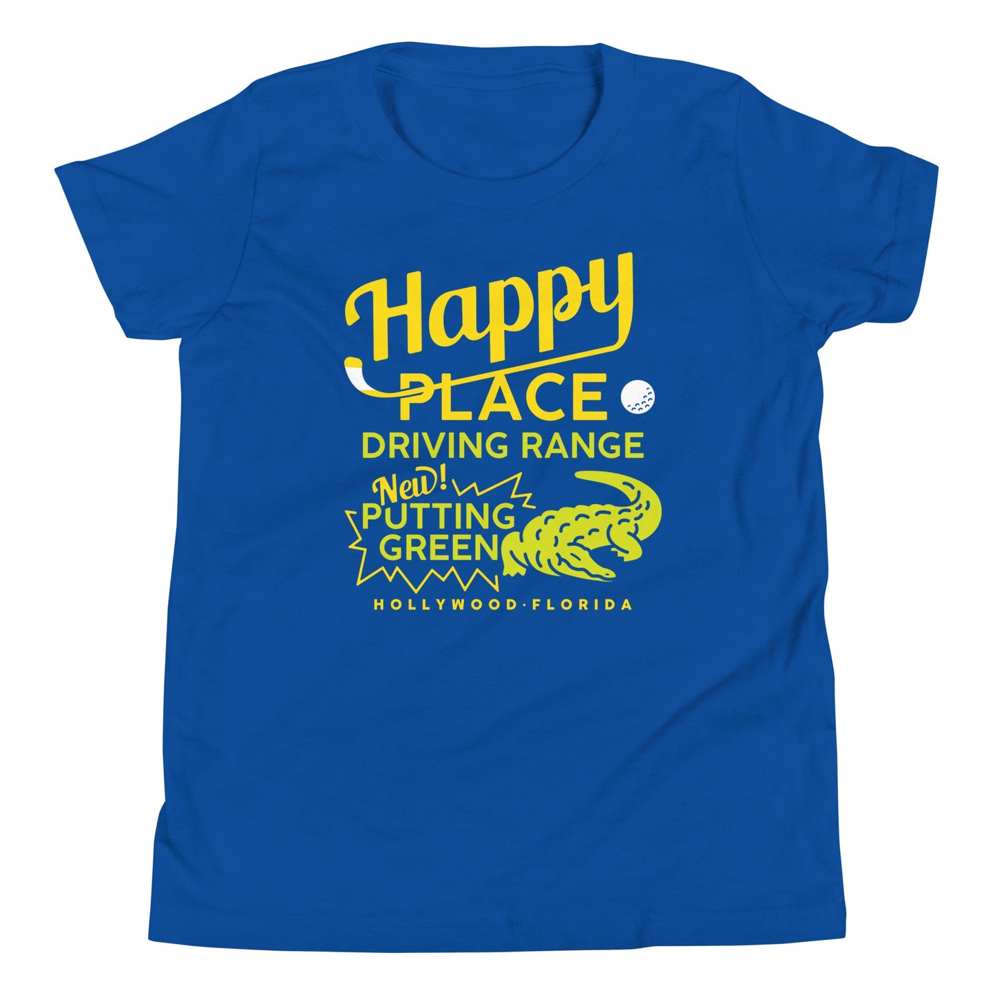 Happy Place Driving Range Kid's Youth Tee