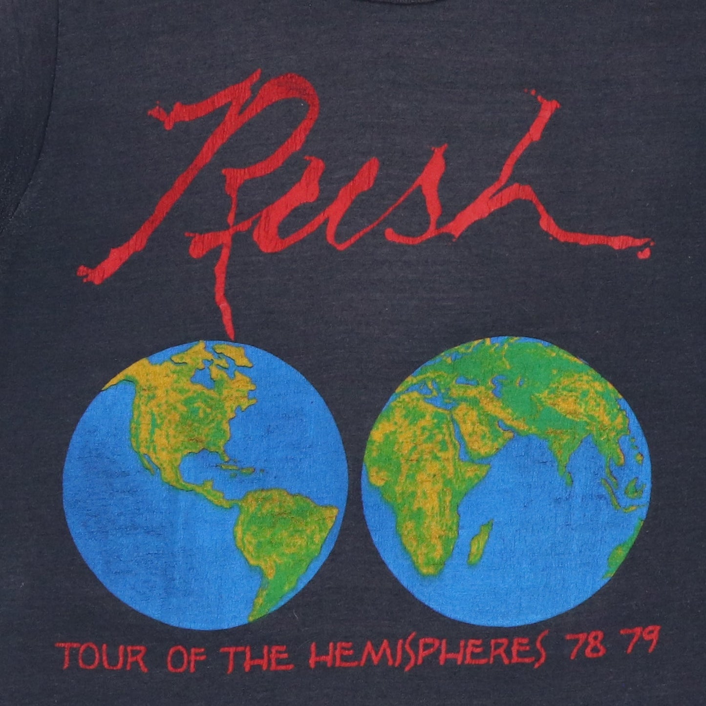 1979 Rush Tour Of The Hemispheres Shirt Style003
