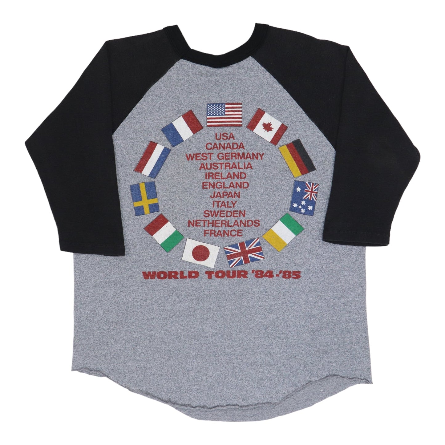 1984 Bruce Springsteen World Tour Jersey Shirt Style004