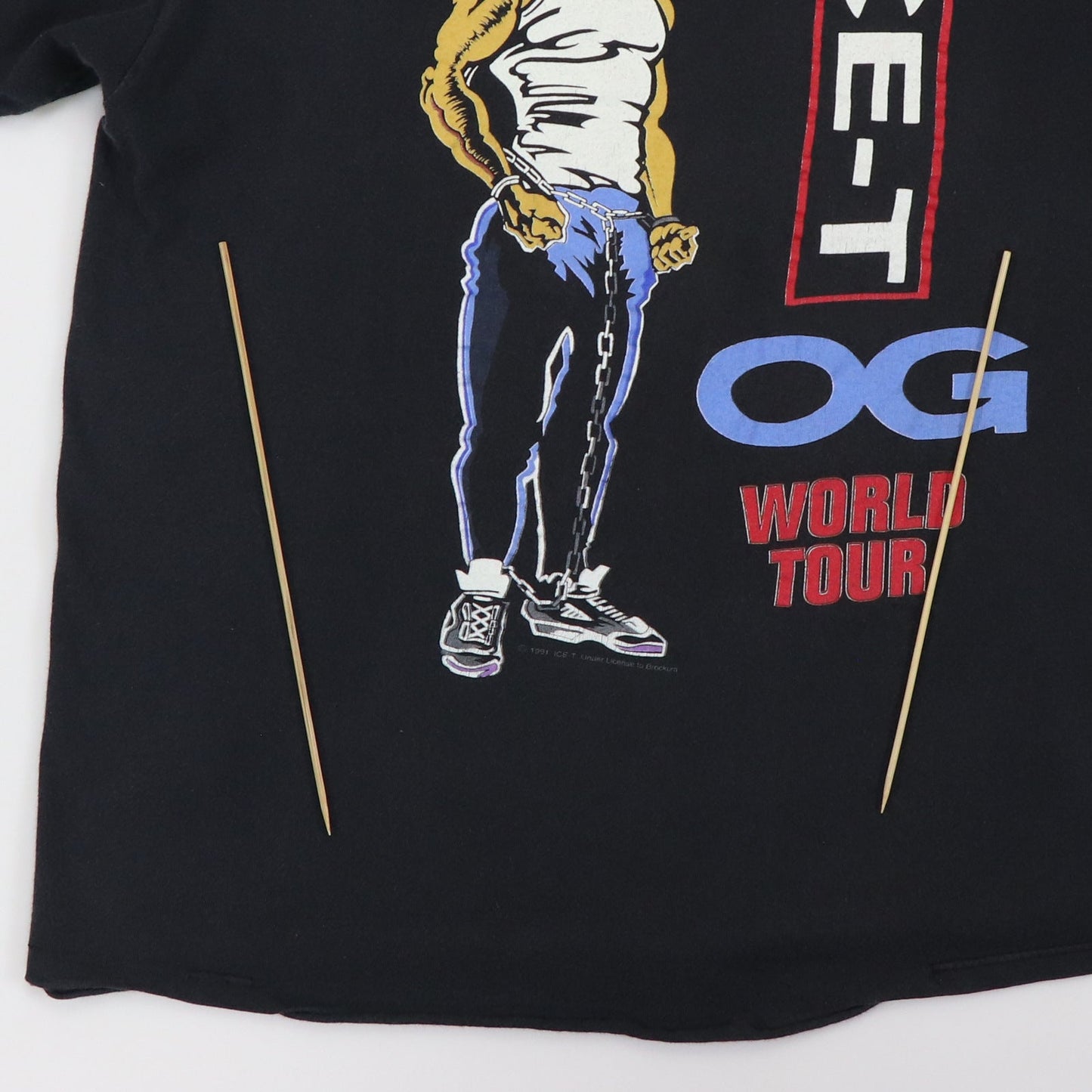 1991 Body Count Ice-T World Homicide Tour Shirt
