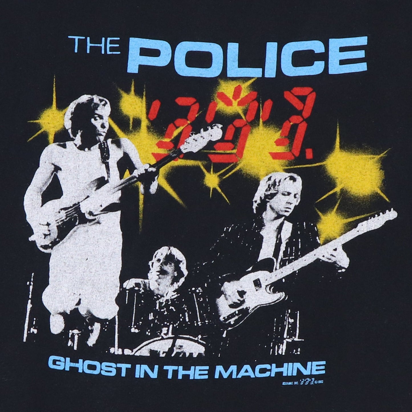 1982 The Police Ghost In The Machine Tour Shirt Style002