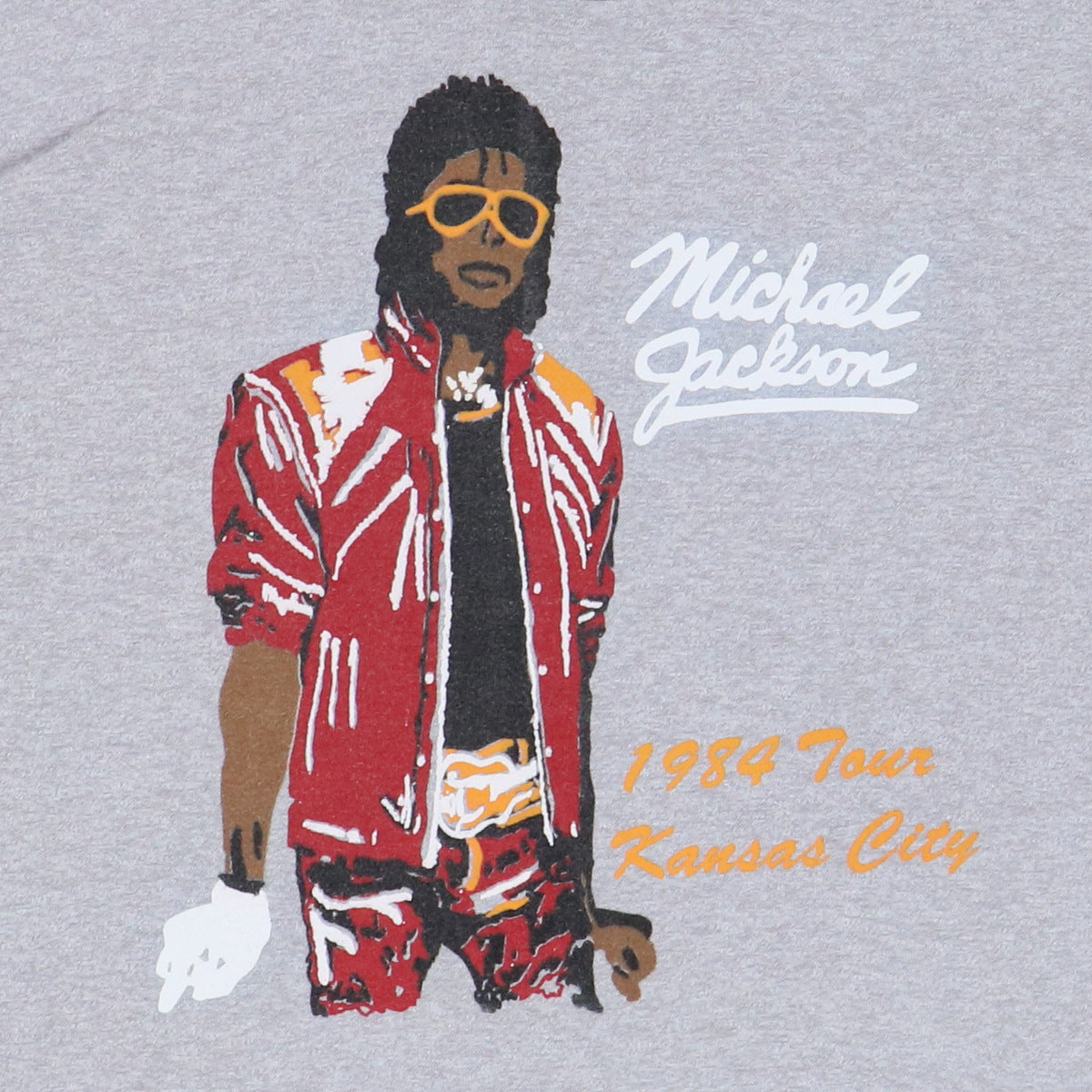 1984 Michael Jackson Kansas City Concert Shirt Style003