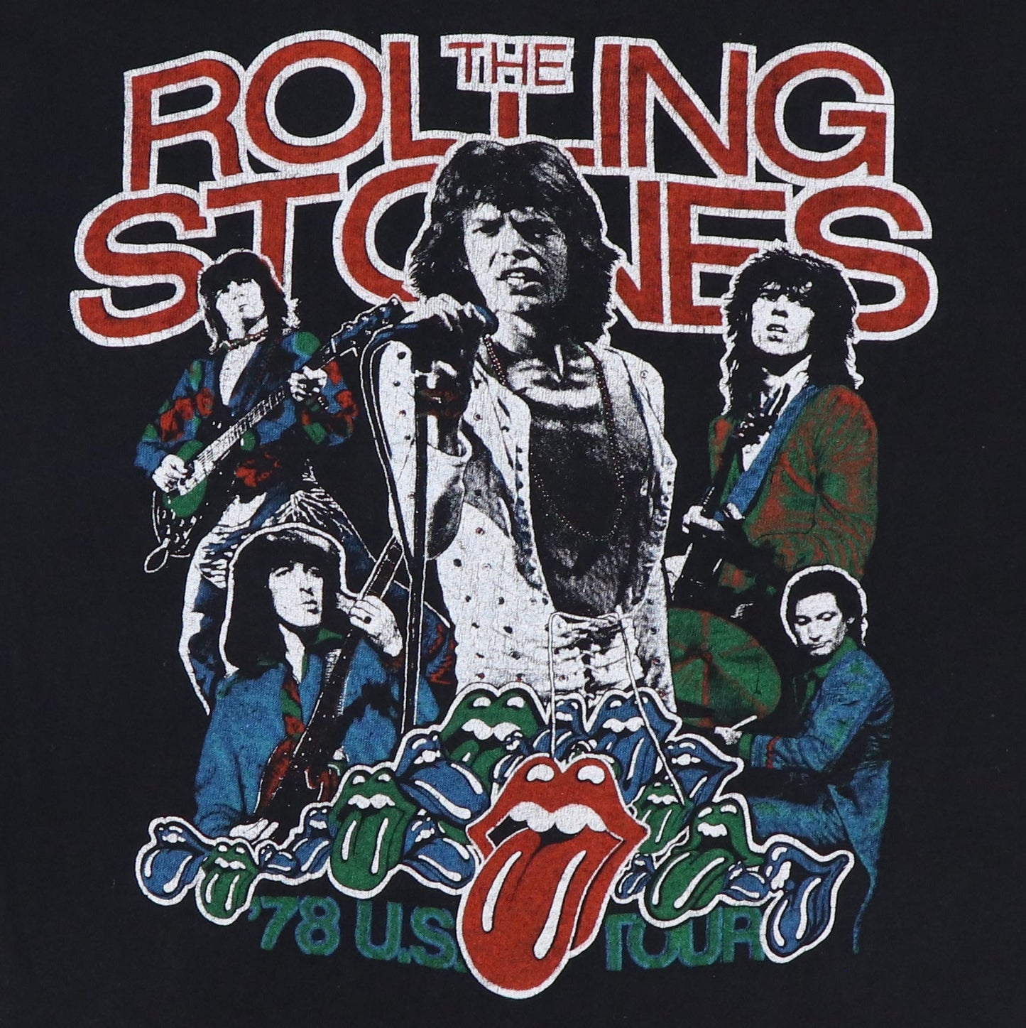1978 Rolling Stones World Tour Shirt Style001