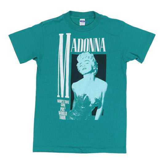1987 Madonna Who's That Girl World Tour Shirt Style008