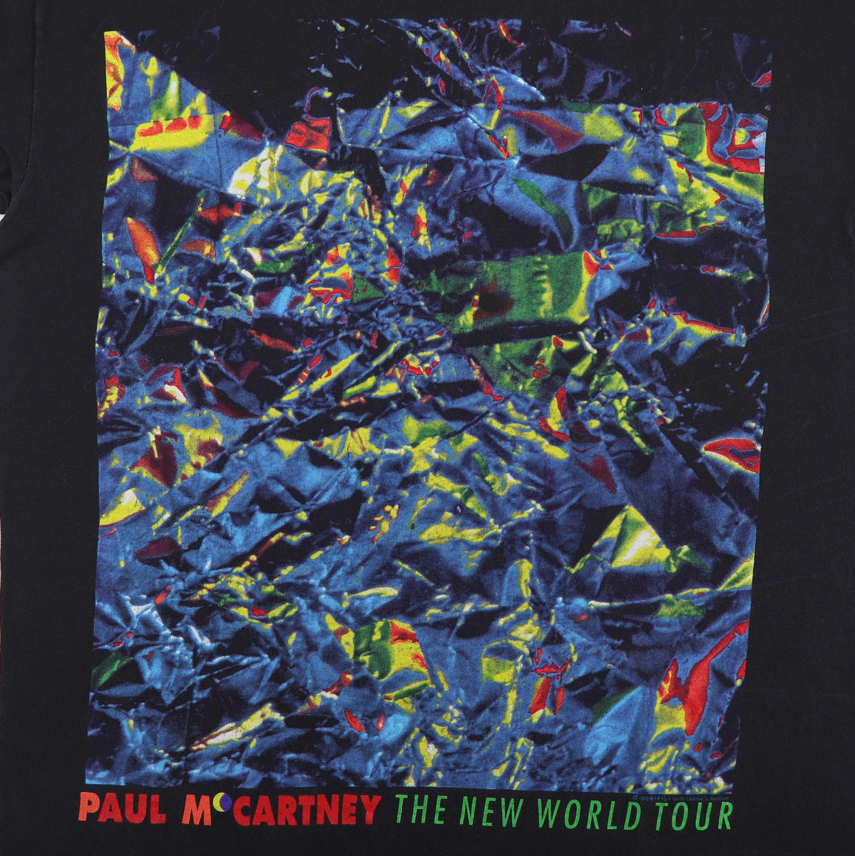 1993 Paul McCartney New World Tour Shirt Style001