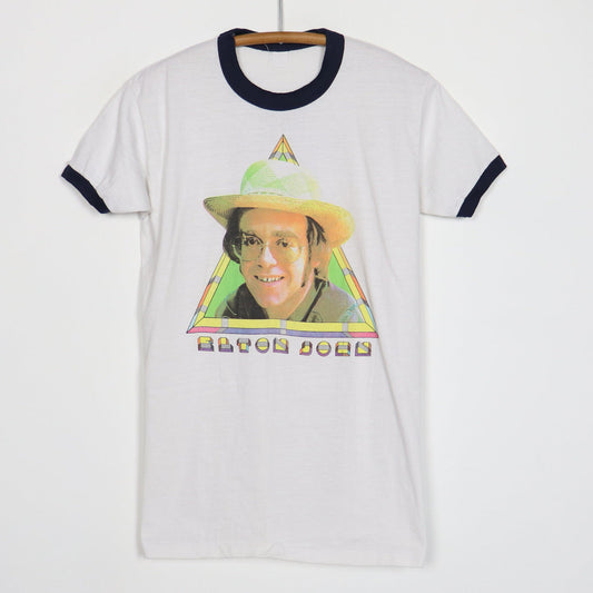 1975 Elton John Rock Of The Westies WZGC 93 FM Radio Promo Shirt
