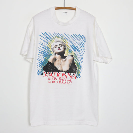 1987 Madonna Who's That Girl World Tour Shirt Style004