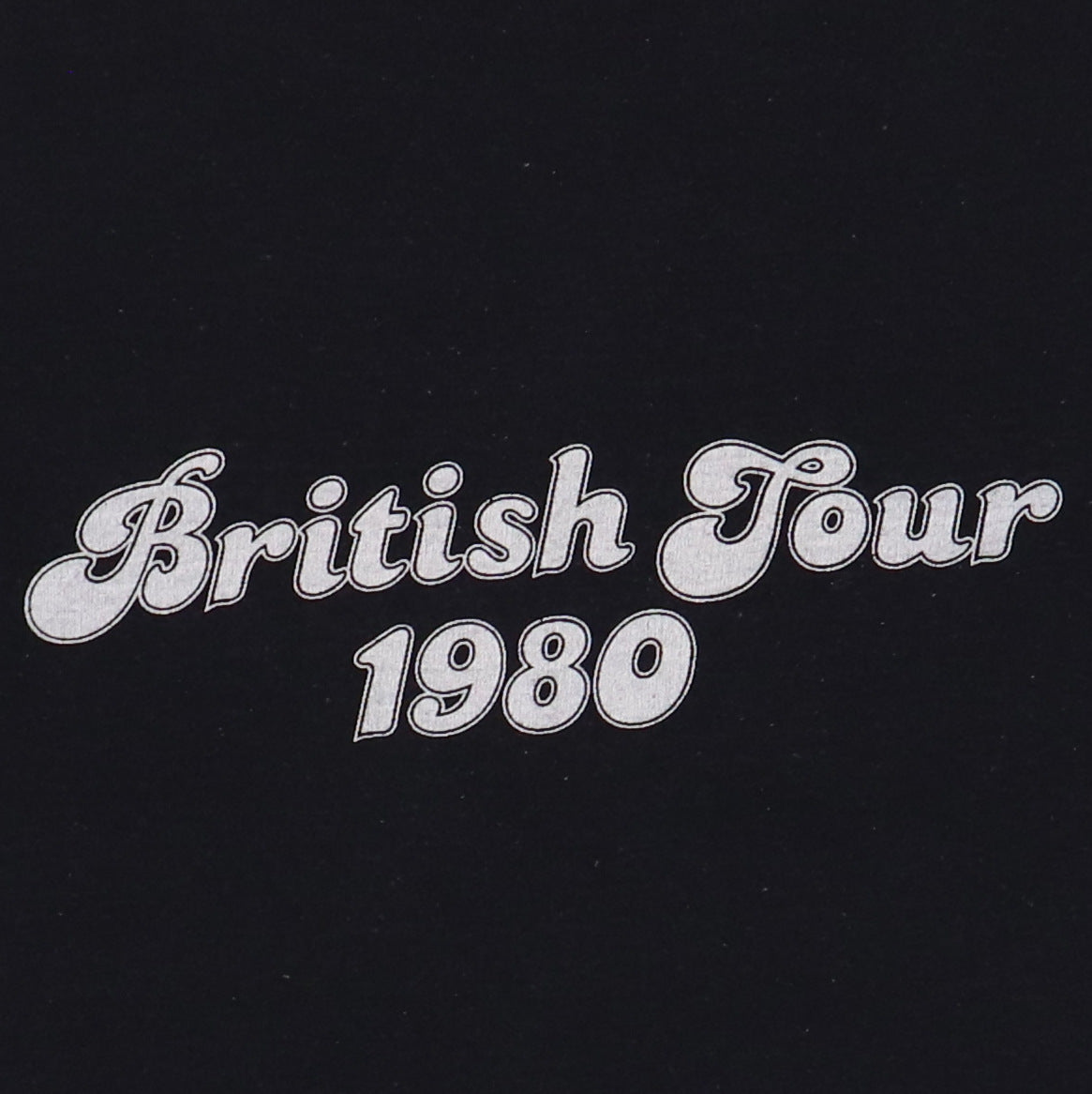 1980 Iron Maiden British Tour Shirt