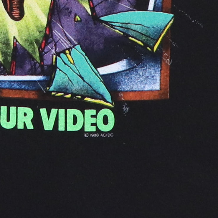 1988 ACDC Blow Up Your Video World Tour Shirt Style001