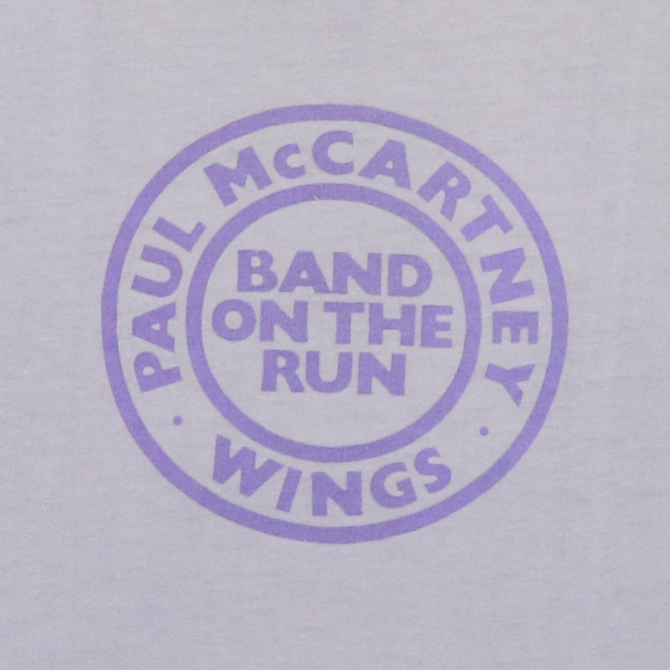 1973 Wings Paul McCartney Band On The Run Promo Shirt Style005