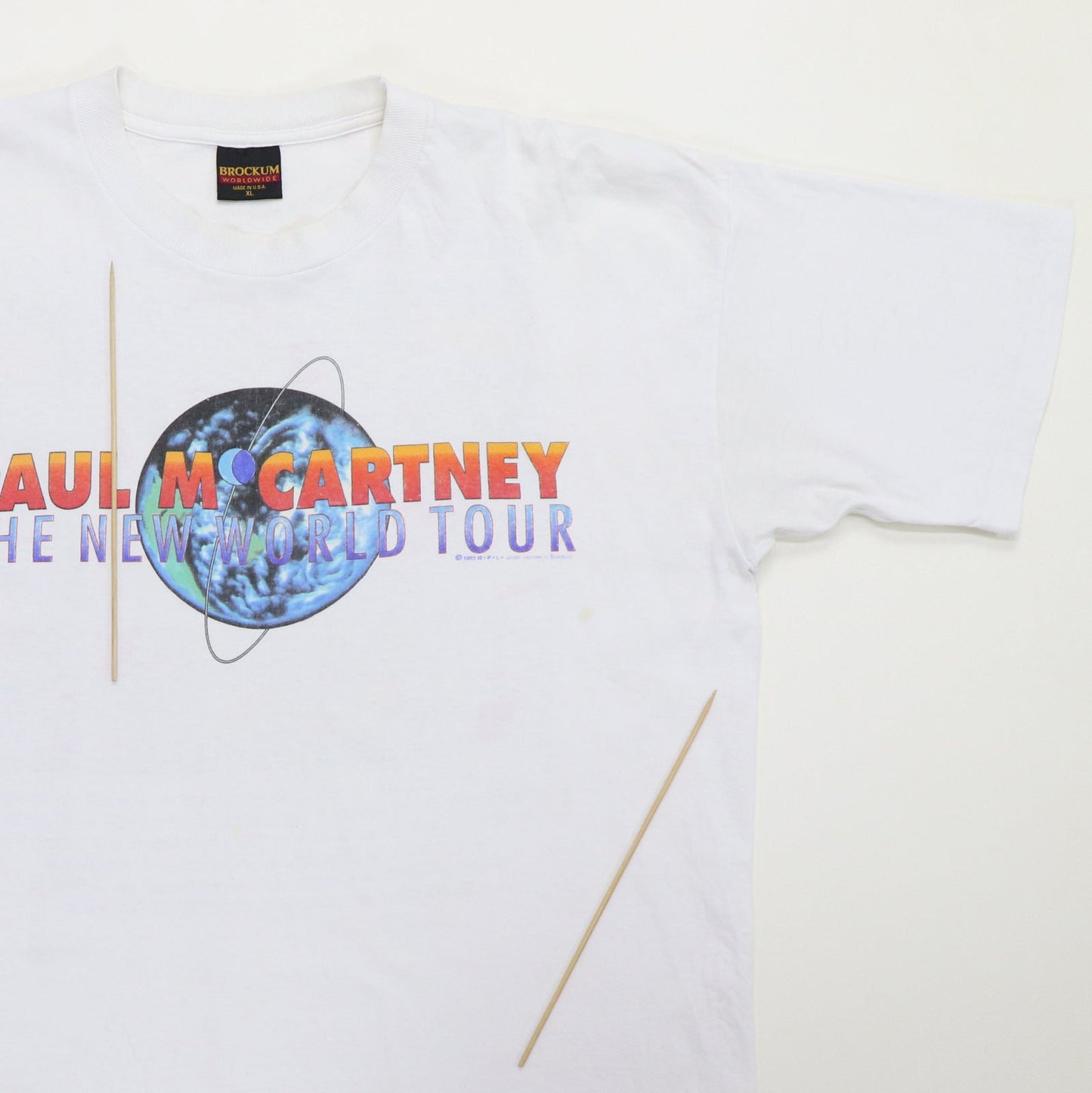 1993 Paul McCartney The New World Tour Shirt Style002