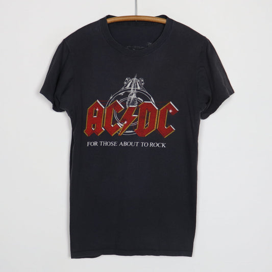 1982 ACDC For Those About To Rock Tour Shirt