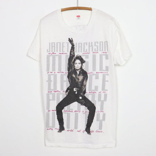 1990 Janet Jackson Rhythm Nation World Tour Shirt