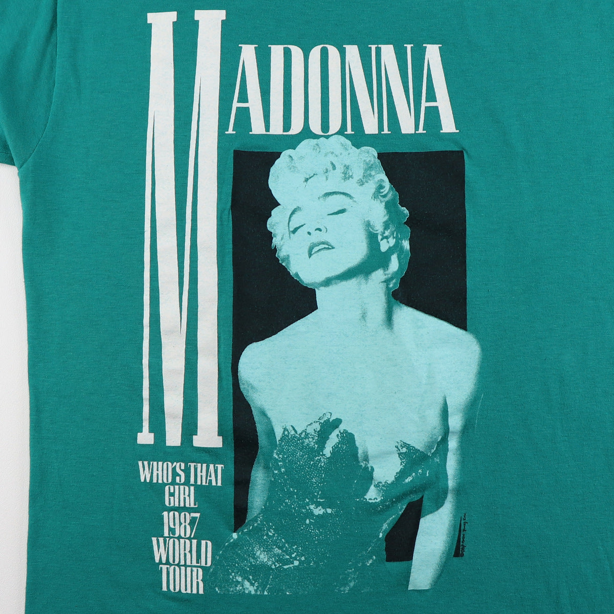 1987 Madonna Who's That Girl World Tour Shirt Style005