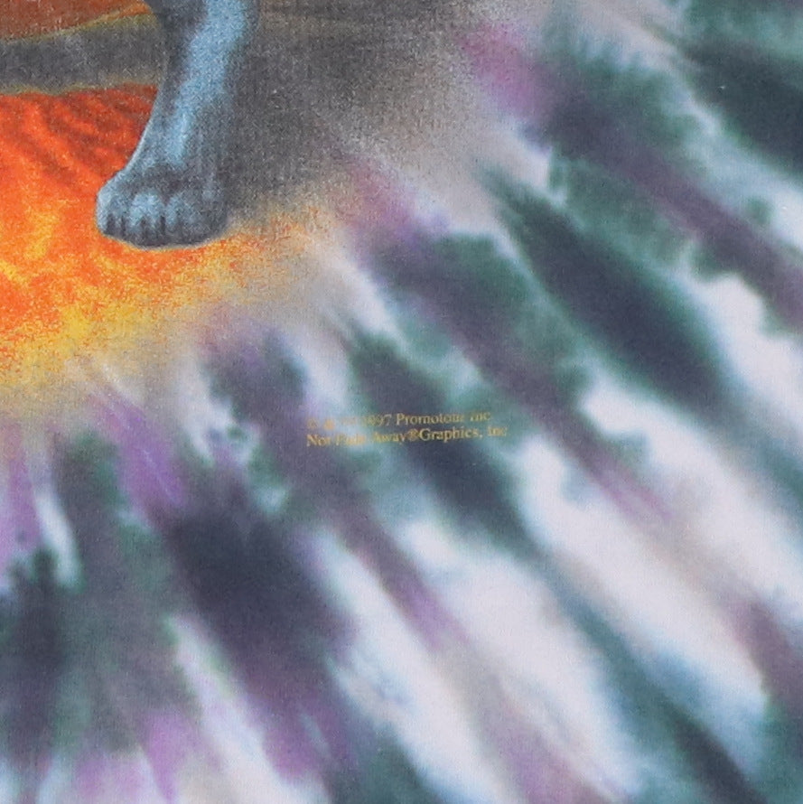1997 Rolling Stones Bridges To Babylon Tie Dye Tour Shirt Style004
