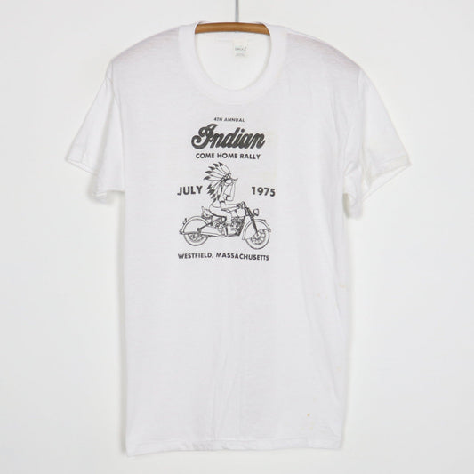1975 Indian Motorcycles 4th Annual Come Home Rally Shirt Style001
