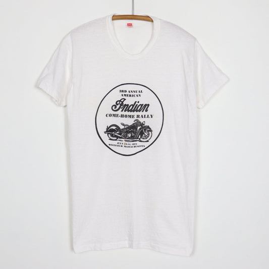 1974 Indian Motorcycles 3rd Annual Come Home Rally Shirt Style001