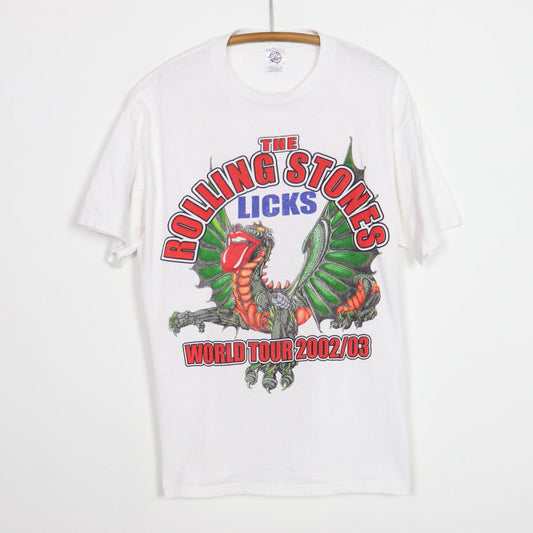 2002 Rolling Stones Licks World Tour Shirt