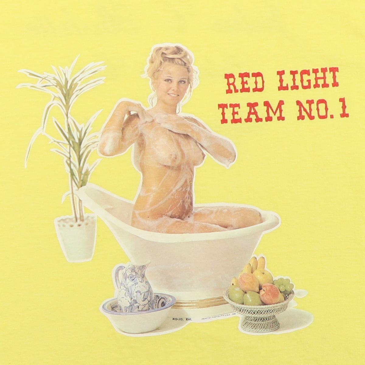 1970s Red Light Team Julia Bulette Soapy Boobs Shirt
