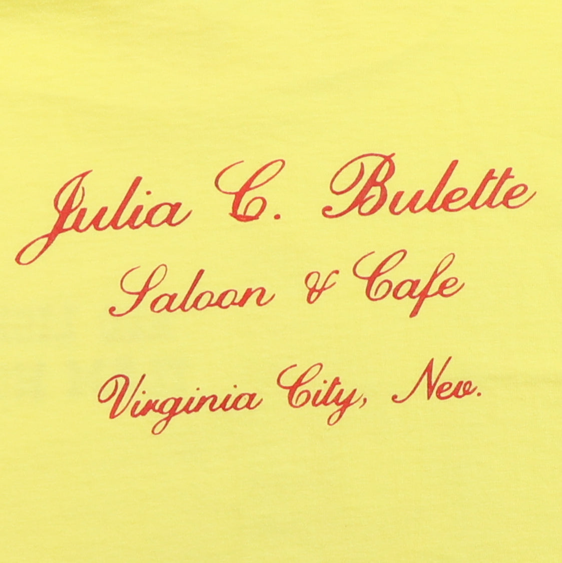 1970s Red Light Team Julia Bulette Soapy Boobs Shirt