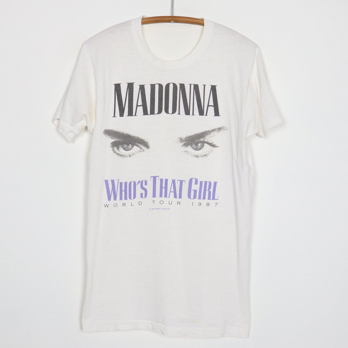 1987 Madonna Who's That Girl World Tour Shirt Style006