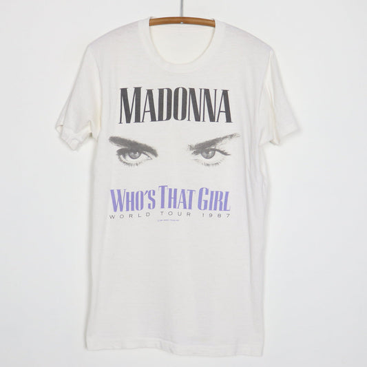 1987 Madonna Who's That Girl World Tour Shirt Style006