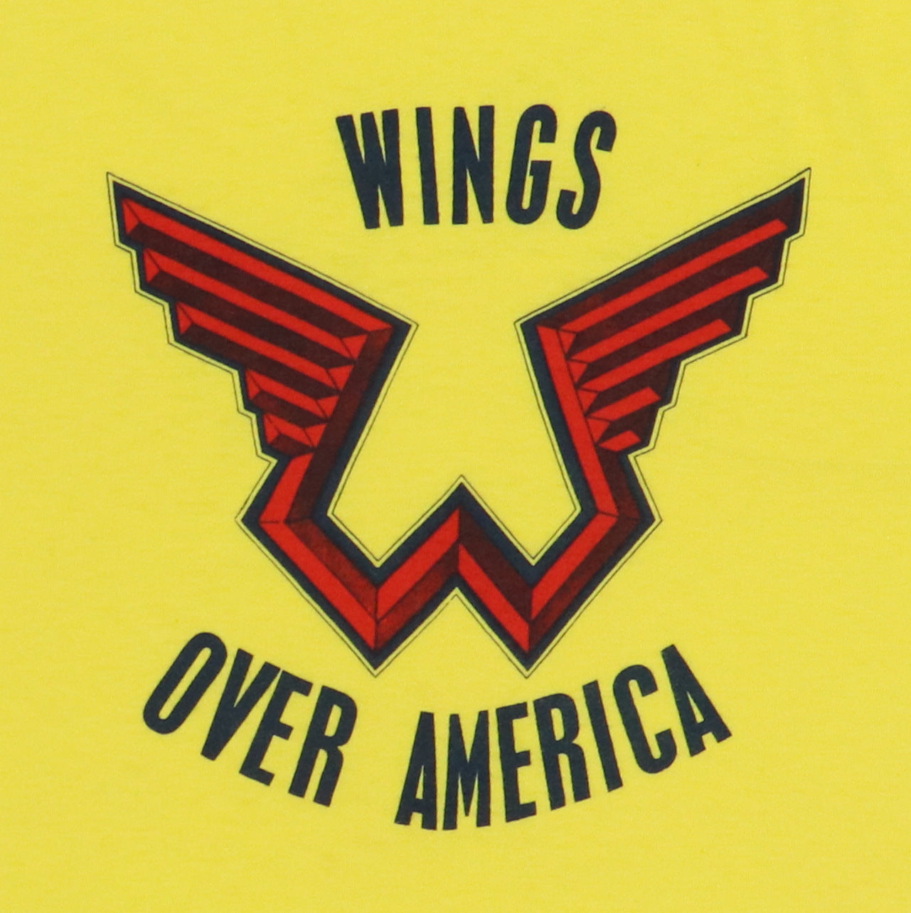 1975 Wings Over America Capitol Records Promo Shirt Style001