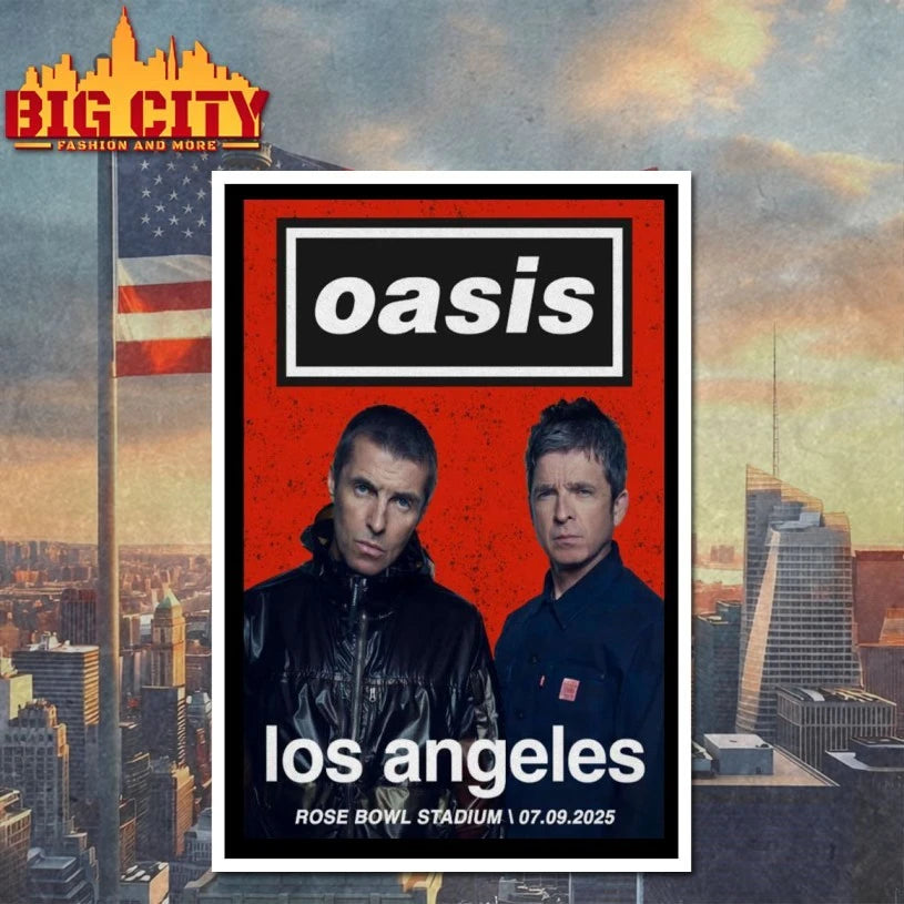 07 Sep 2025 Oasis Concert Los Angeles, CA Poster Shirt