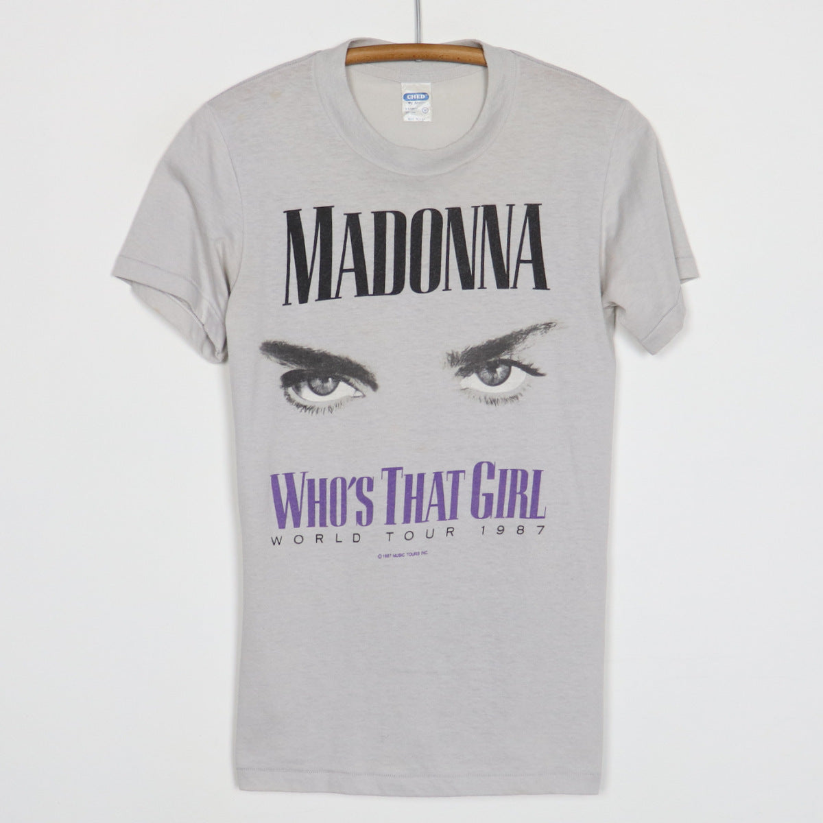 1987 Madonna Who's That Girl World Tour Shirt Style007